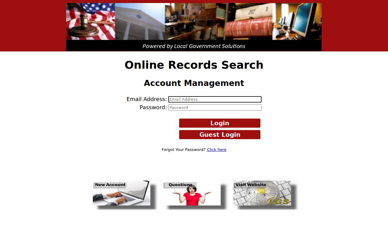 Houston County court docket Online Records Search portal